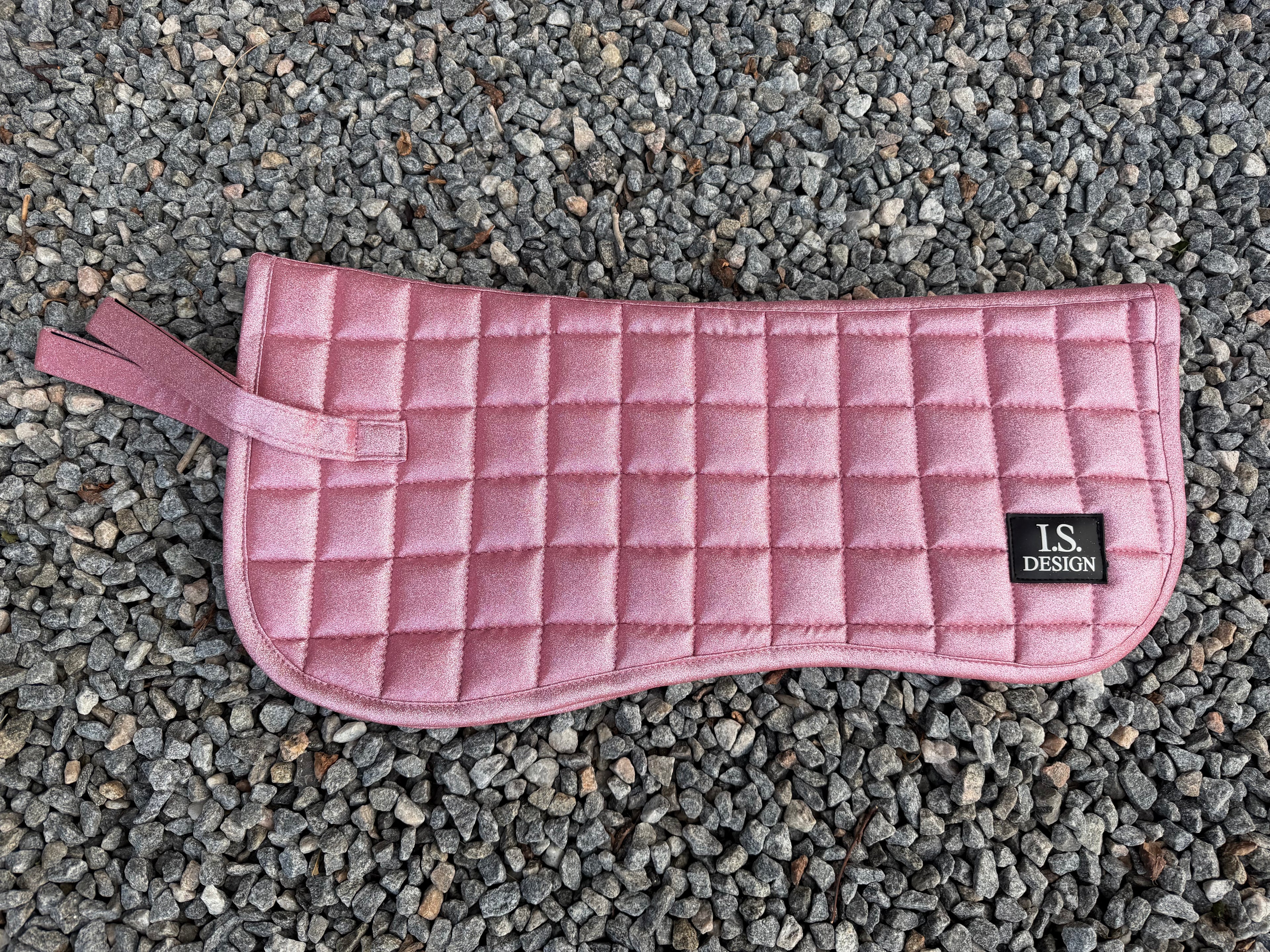 I.S. Design - Sadel underlag - Pink Glitter