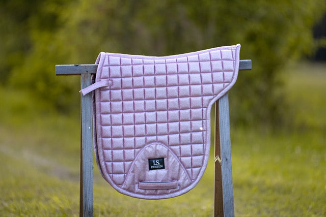 I.S. Design - Sadel underlag - Pink Glitter