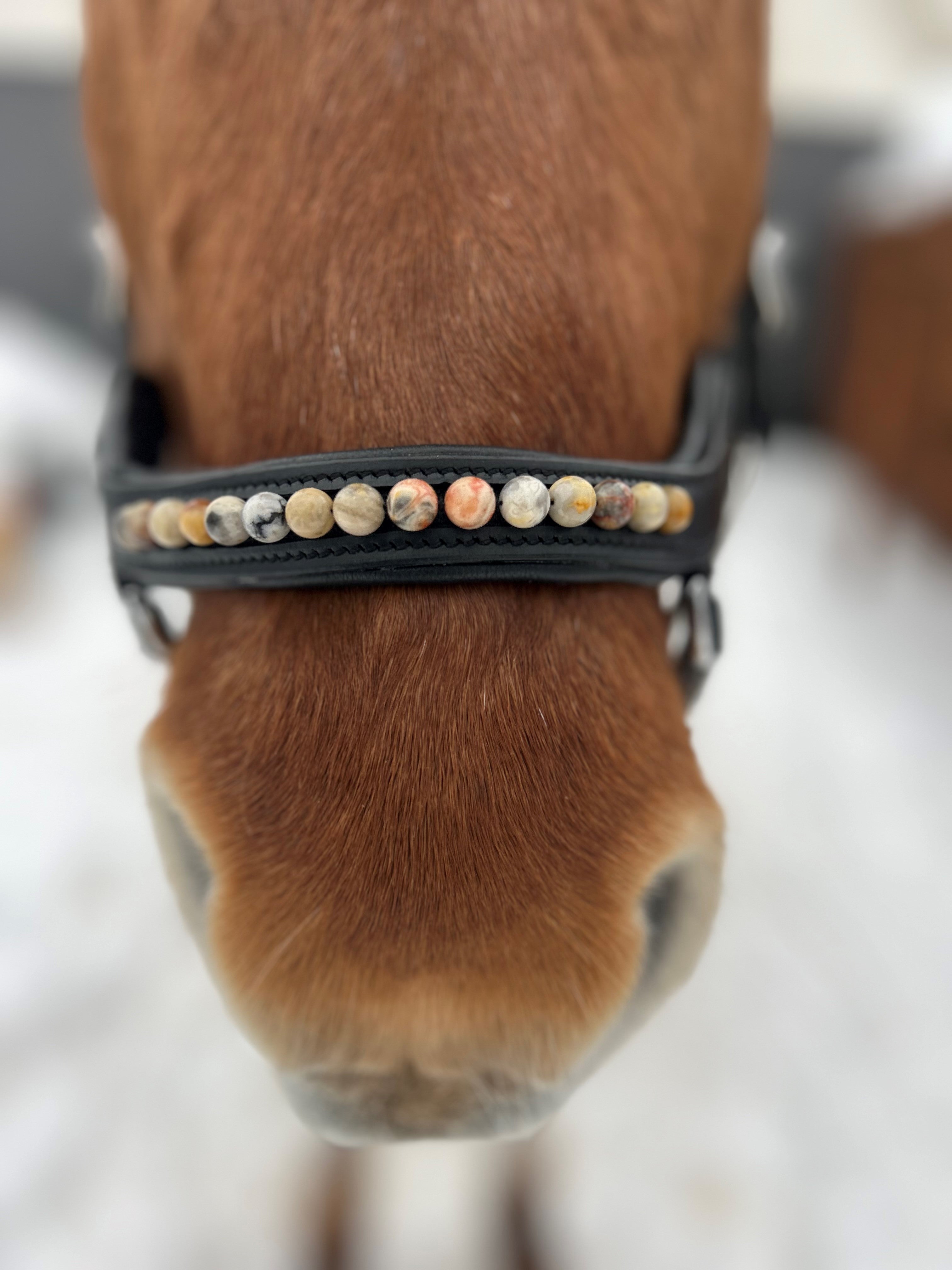 Næsebånd anatomisk kombineret - Honey Stone