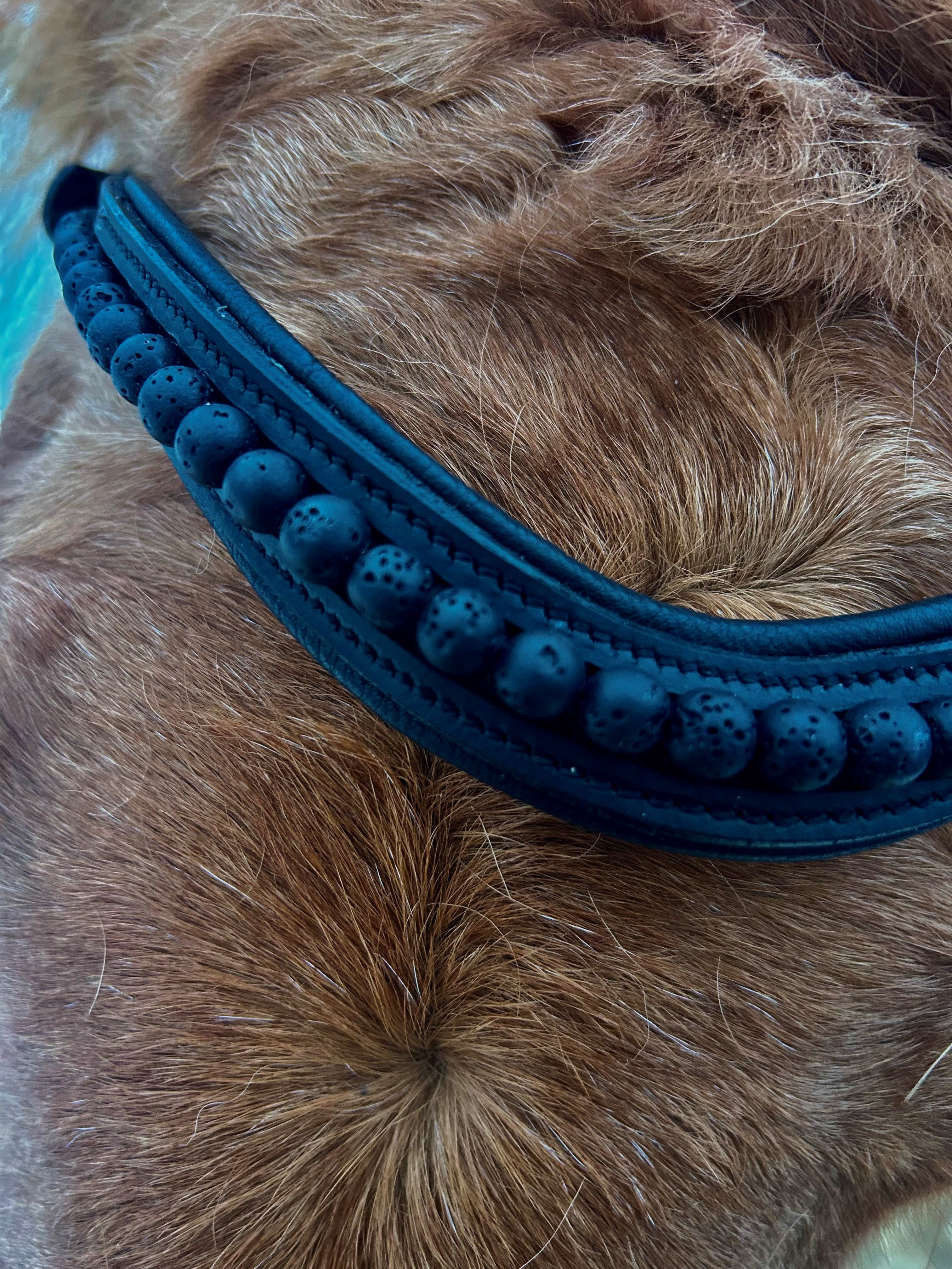 Pandebånd - Sort lavasten