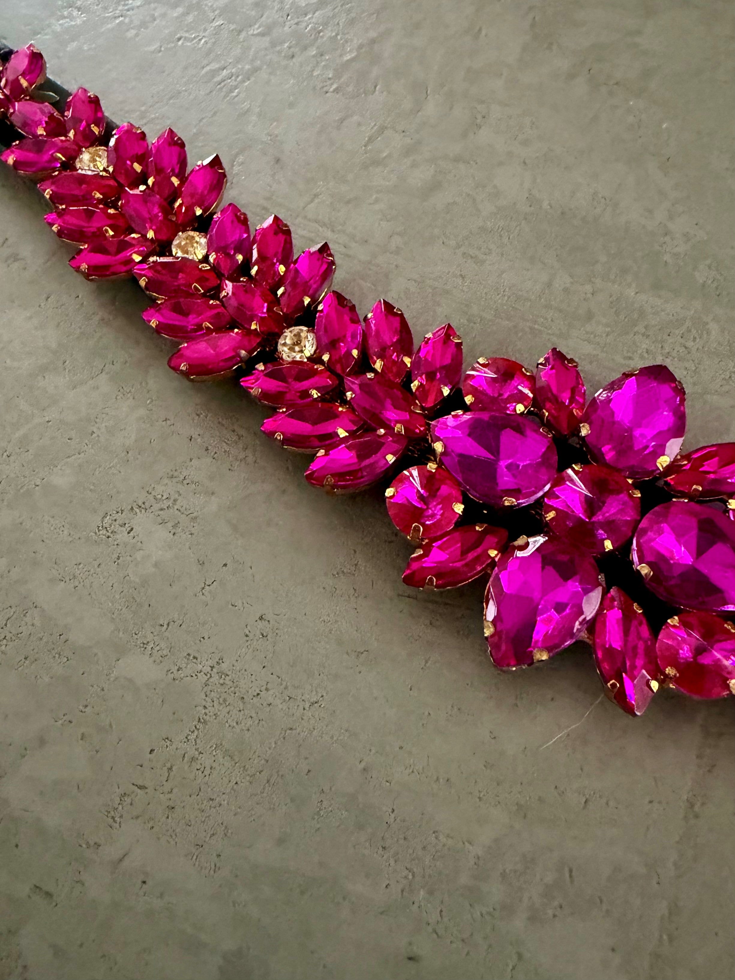 I.S.Design - Krystal pandebånd - Pink