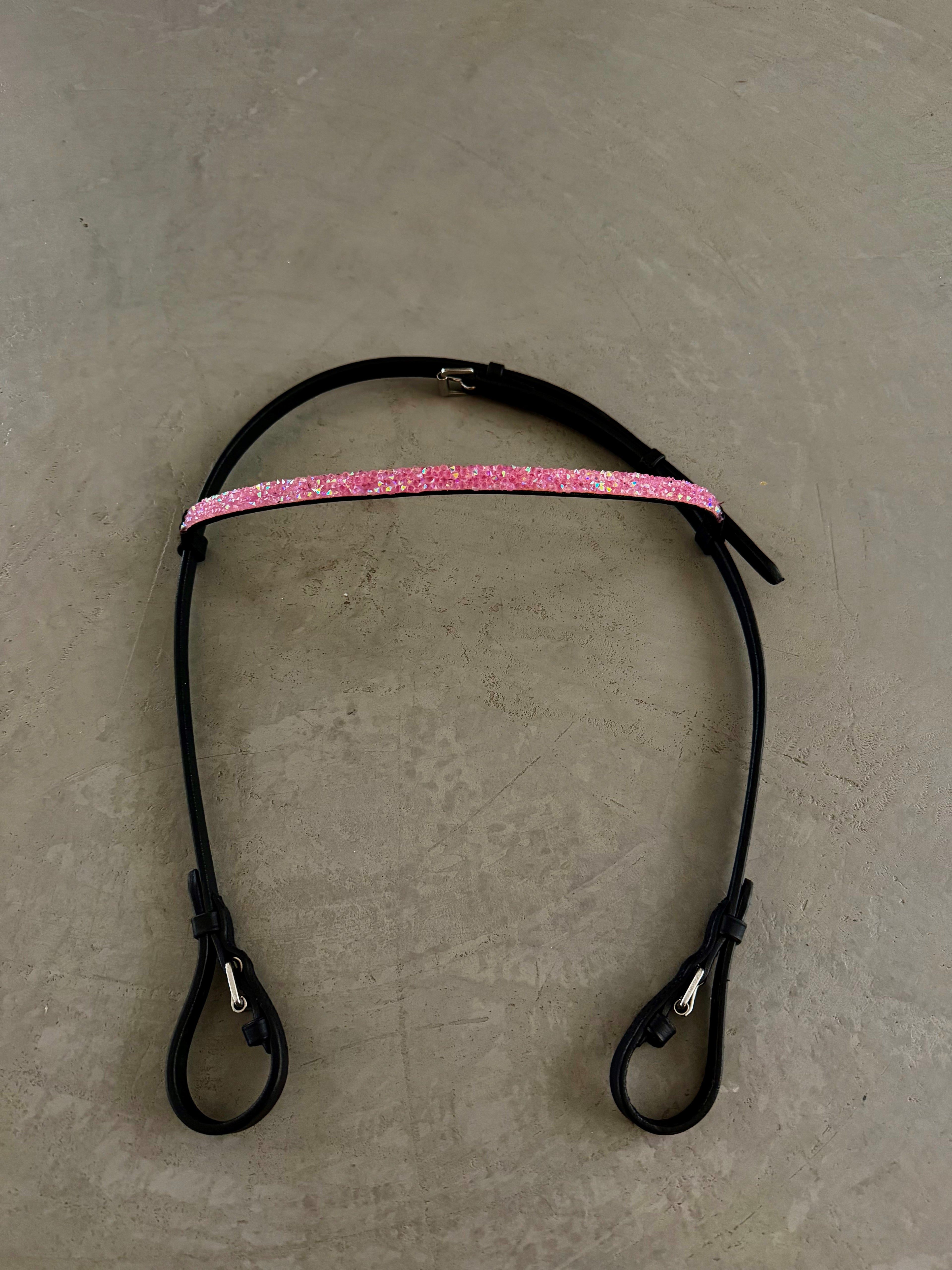 Agnes Glitter Trense - Pink