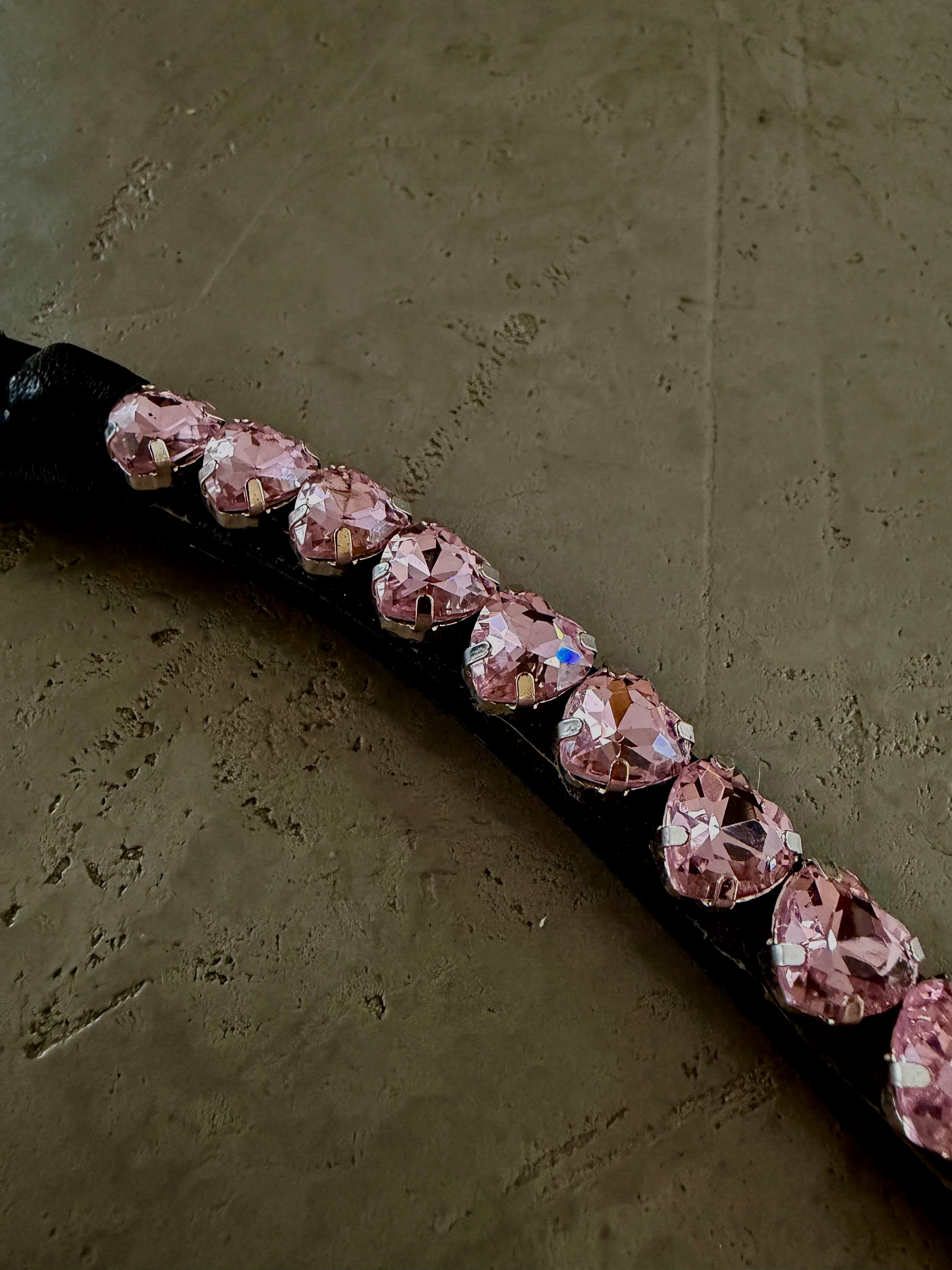 Hjerte pandebånd - Rose