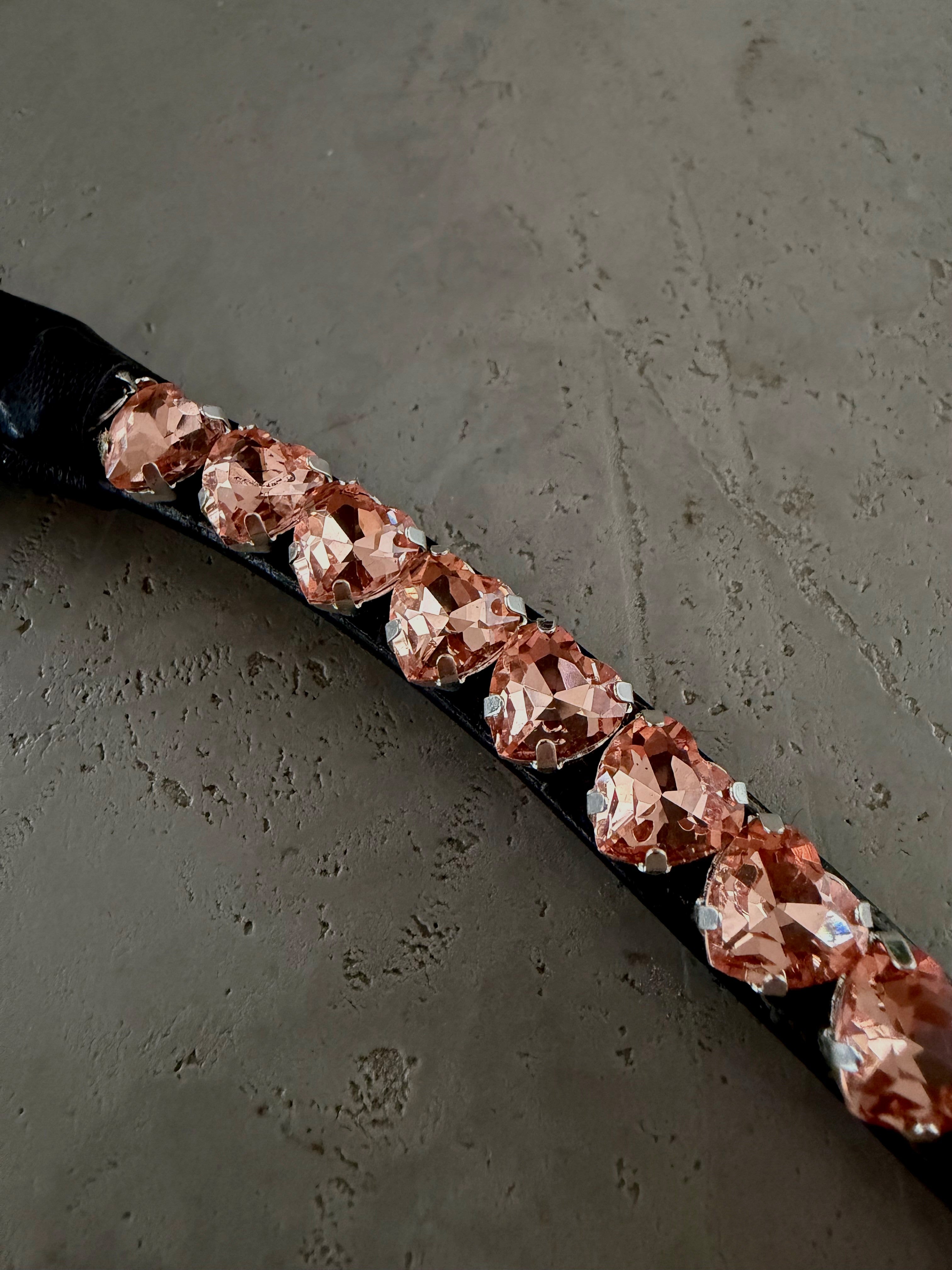 Hjerte pandebånd - Rosegold