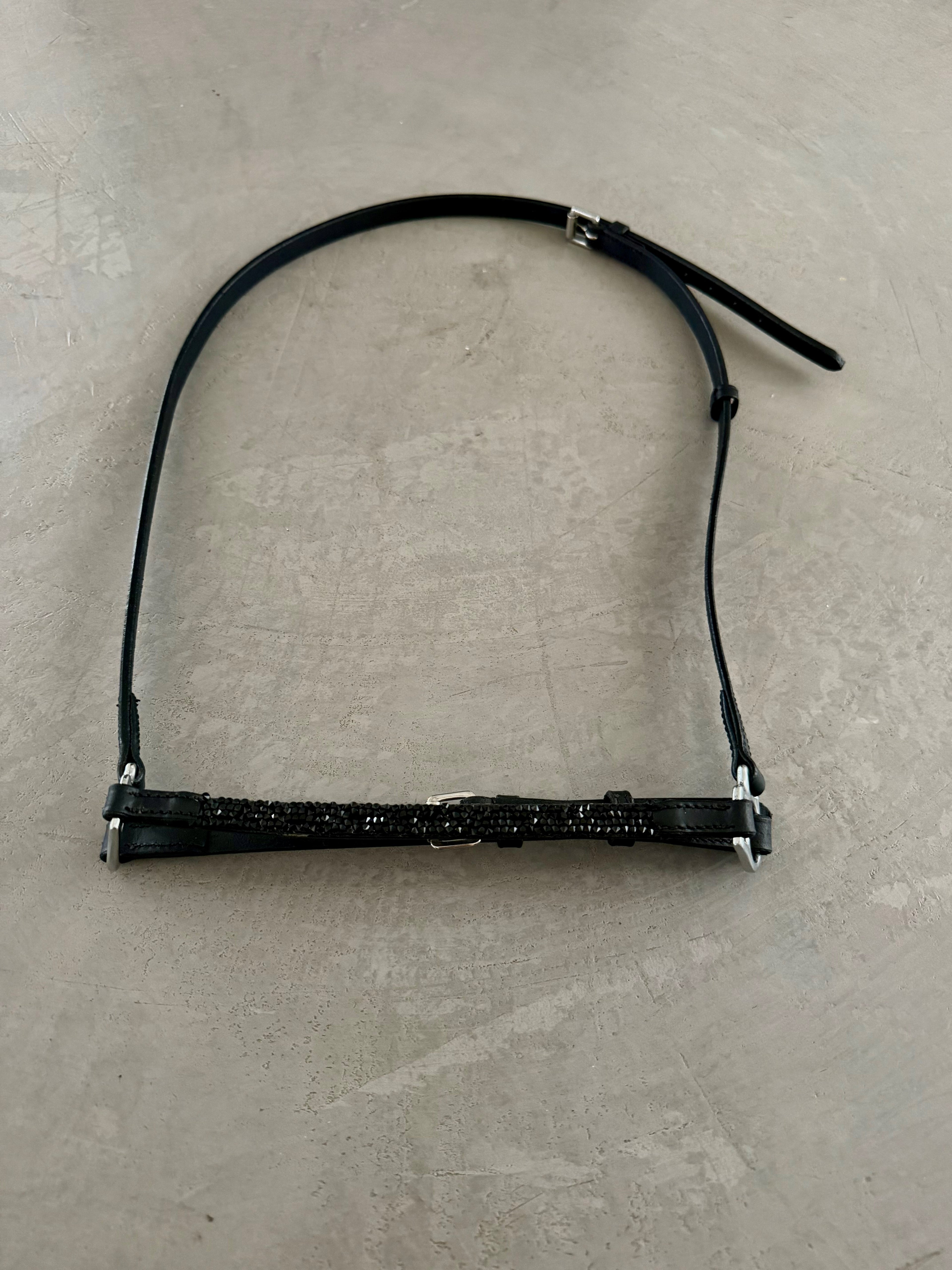 Agnes Glitter Trense - Sort