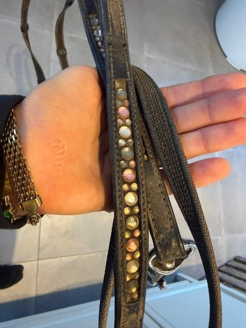 Nordic Horse supergrip tøjle - Colour mix Pink