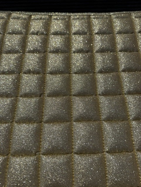 I.S. Design - Sadel underlag - Gold Glitter